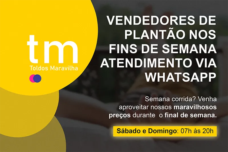 atendemos no fim de semana